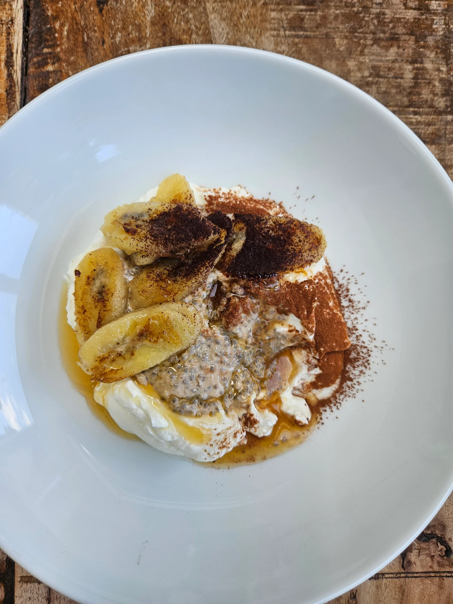 Caramelised Banana Tiramisu Yoghurt Bowl