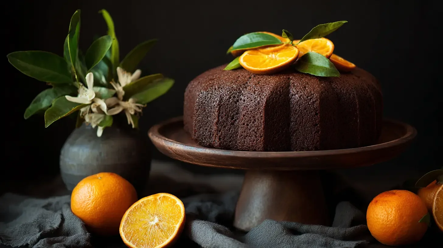 Chocolate Orange Olive Oil Cake