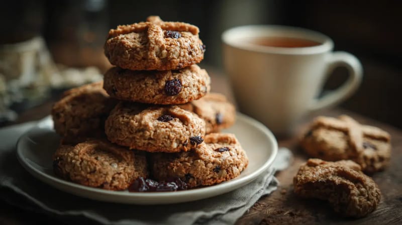 Hot Cross Oat Cookies for Cakes