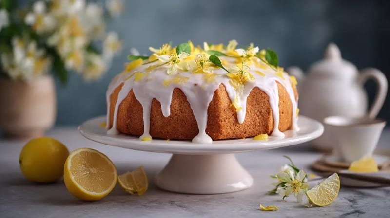 Mango Lime and Coconut Drizzle Cake for Cakes