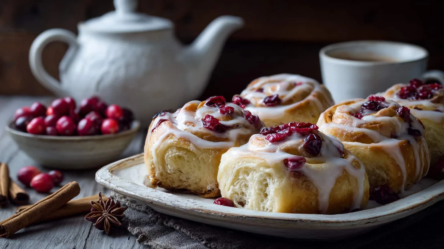 Spiced Cranberry Buns
