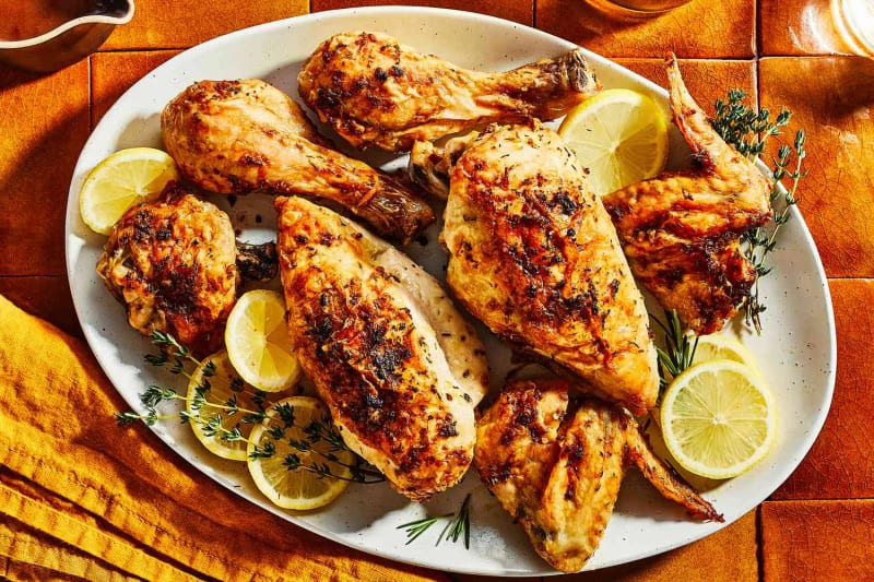 Lemon & Herb Roast Chicken Thighs for Dinner