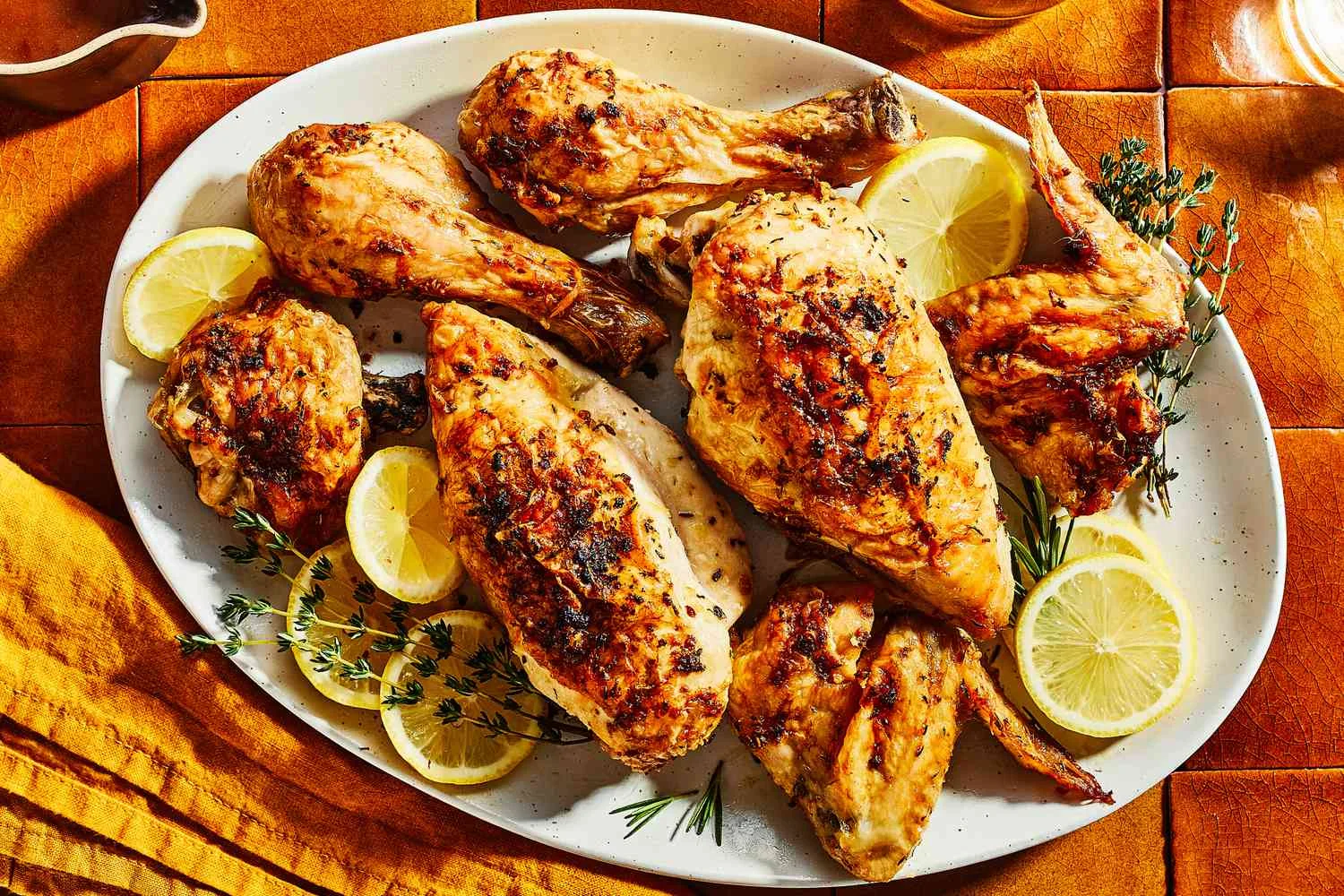Lemon & Herb Roast Chicken Thighs