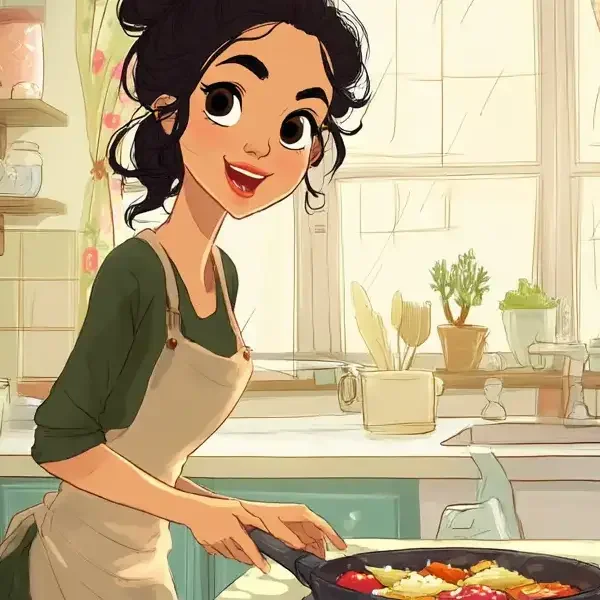 cooking girl