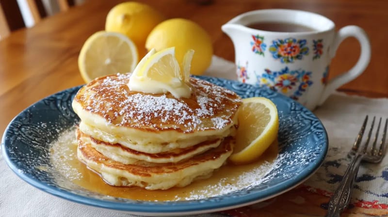 Lemon Ricotta Pancakes for Breakfast